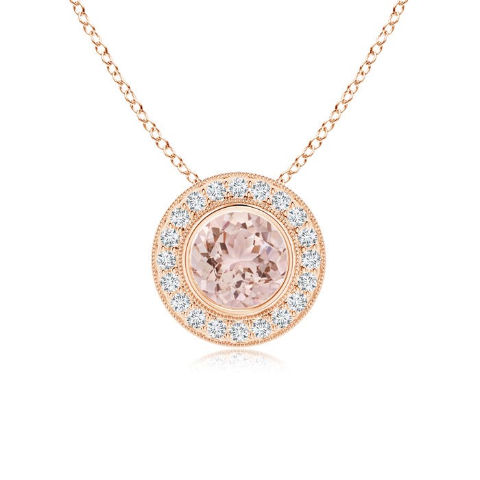 AAA - Morganite / 1.3 CT / 14 KT Rose Gold