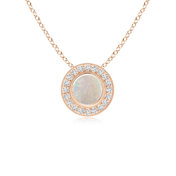 AA - Opal / 0.66 CT / 14 KT Rose Gold