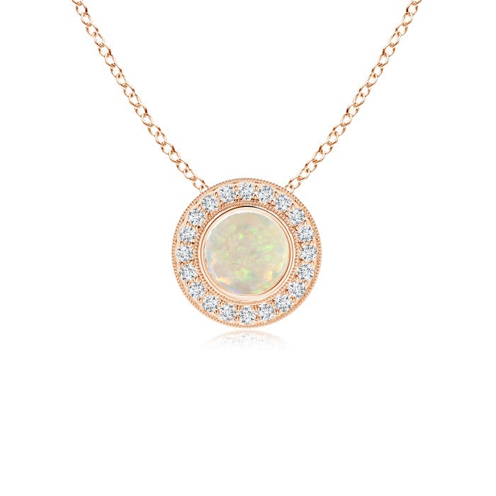 AAA - Opal / 0.66 CT / 14 KT Rose Gold