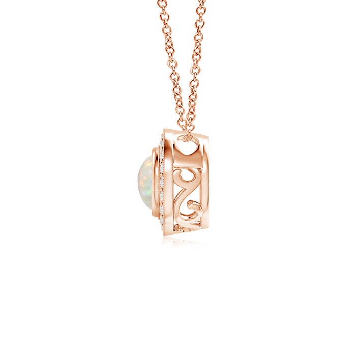 AAA - Opal / 0.66 CT / 14 KT Rose Gold