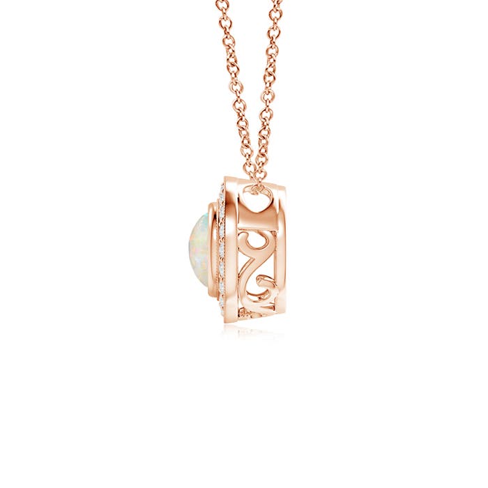 AAAA - Opal / 0.66 CT / 14 KT Rose Gold