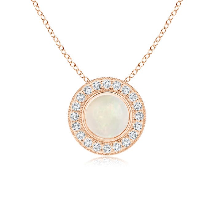 A - Opal / 0.95 CT / 14 KT Rose Gold