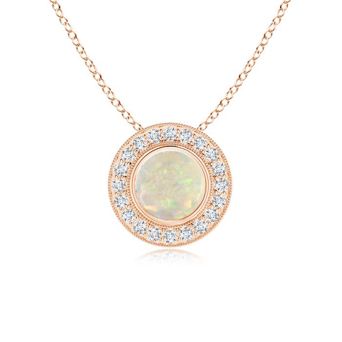 AAA - Opal / 0.95 CT / 14 KT Rose Gold