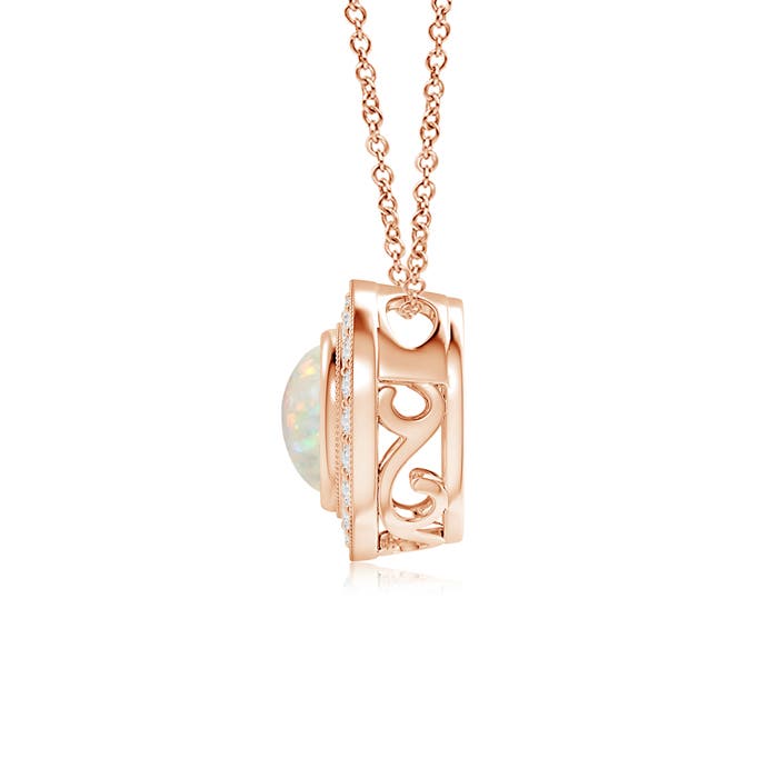 AAA - Opal / 0.95 CT / 14 KT Rose Gold