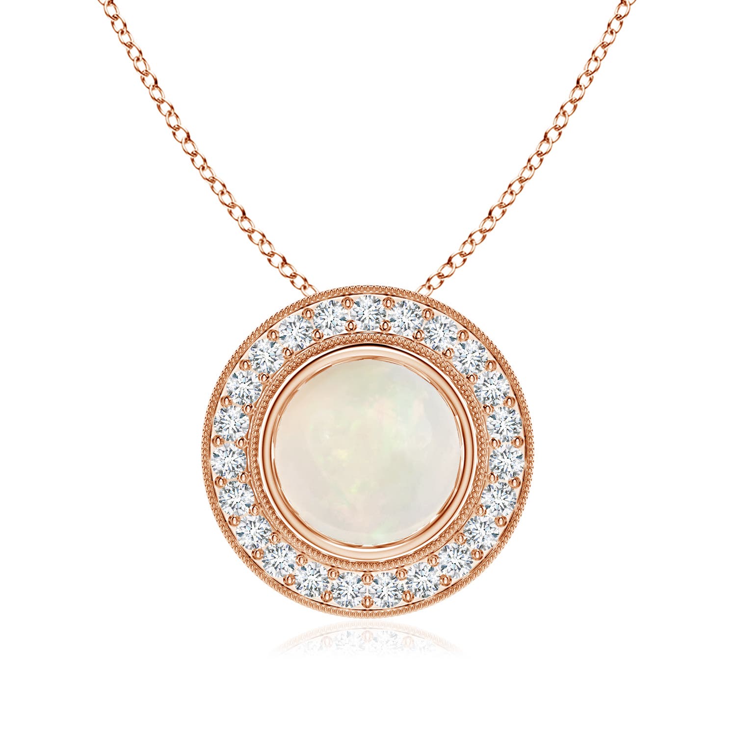 A - Opal / 1.56 CT / 14 KT Rose Gold