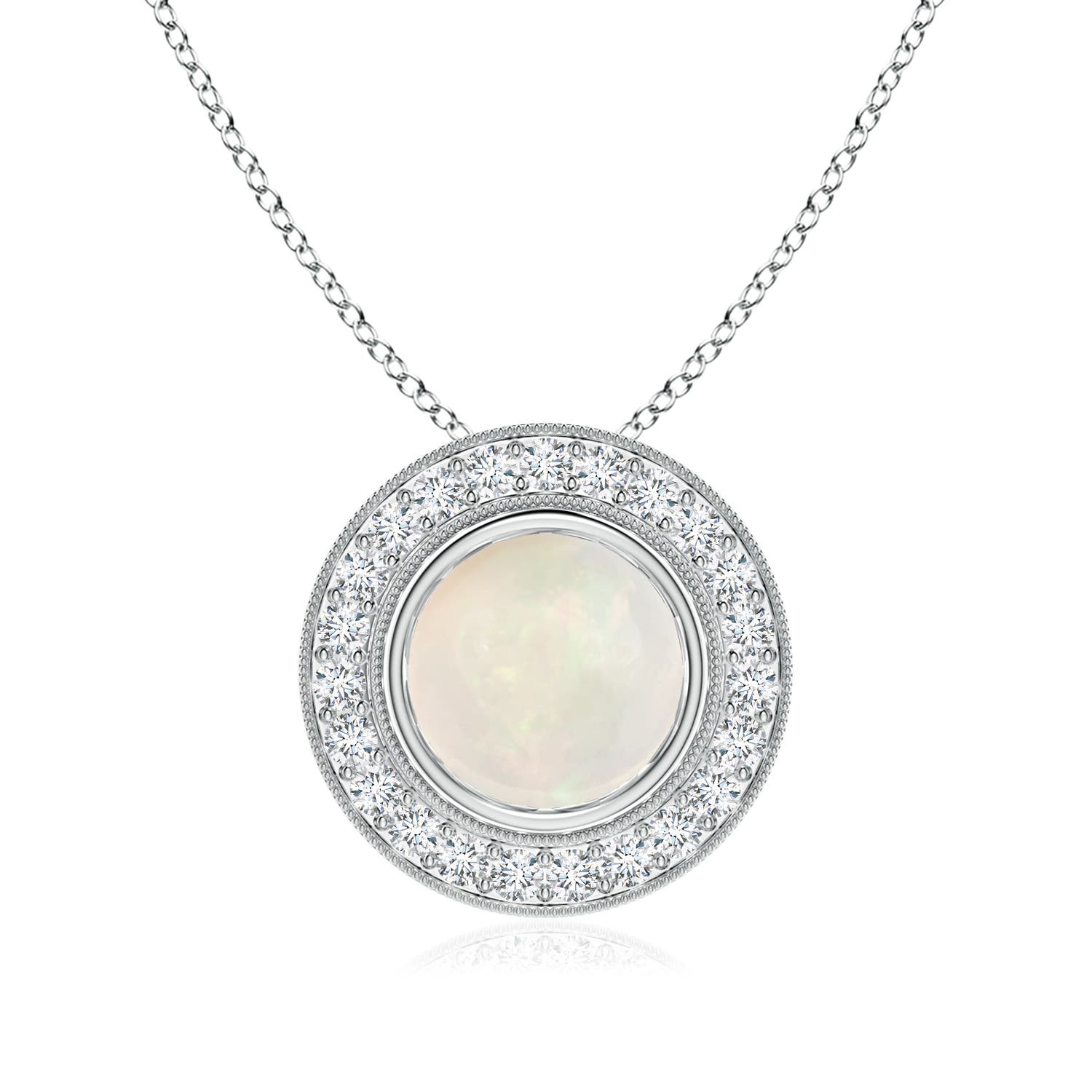 A - Opal / 1.56 CT / 14 KT White Gold