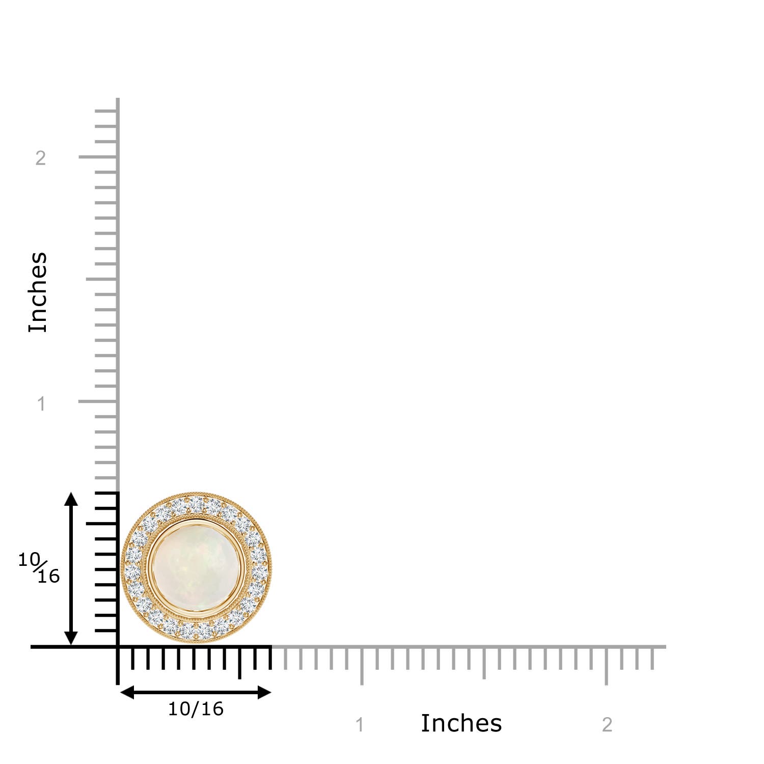 A - Opal / 1.56 CT / 14 KT Yellow Gold