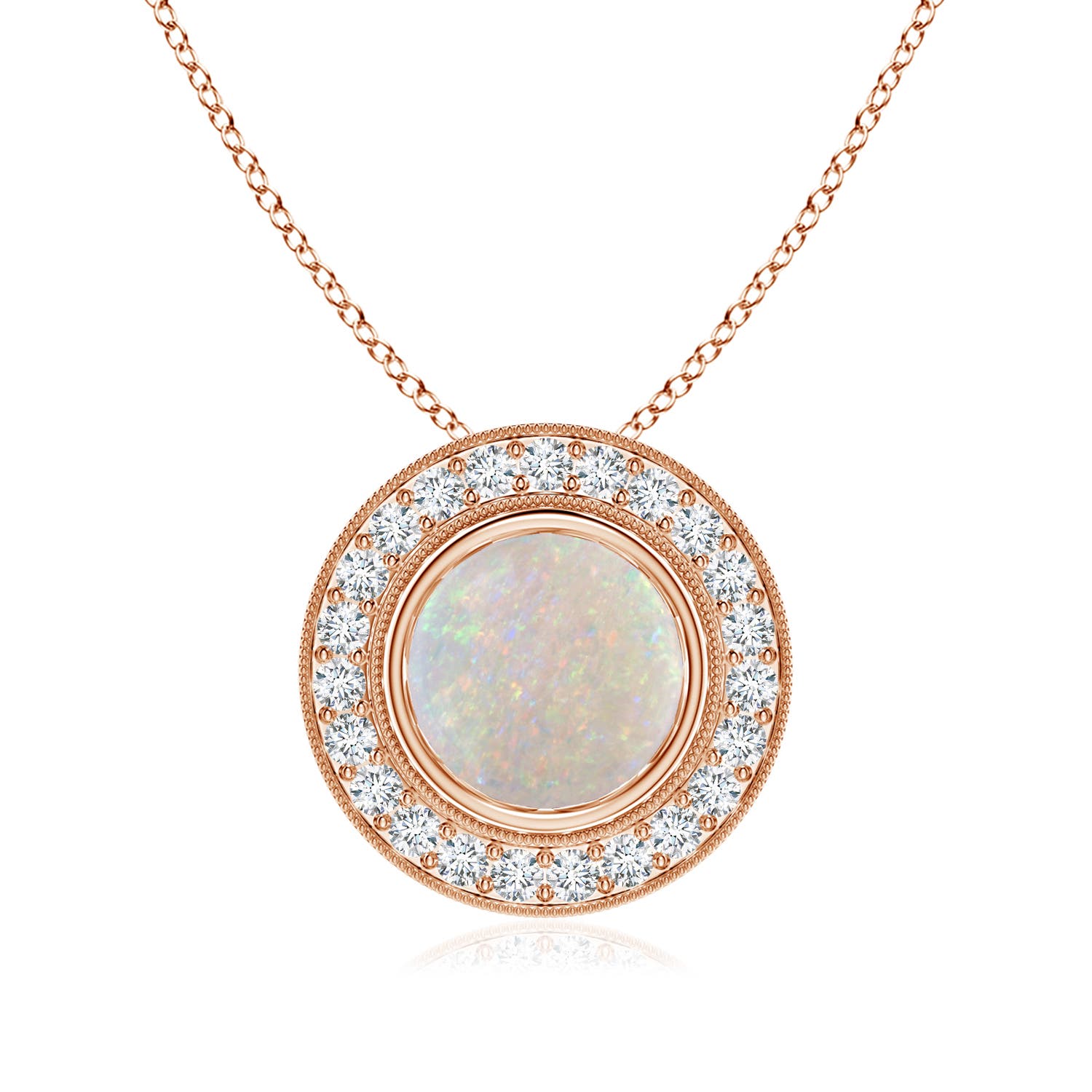 AA - Opal / 1.56 CT / 14 KT Rose Gold