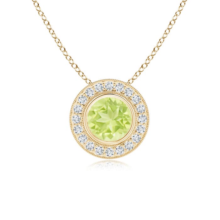 A - Peridot / 1.6 CT / 14 KT Yellow Gold