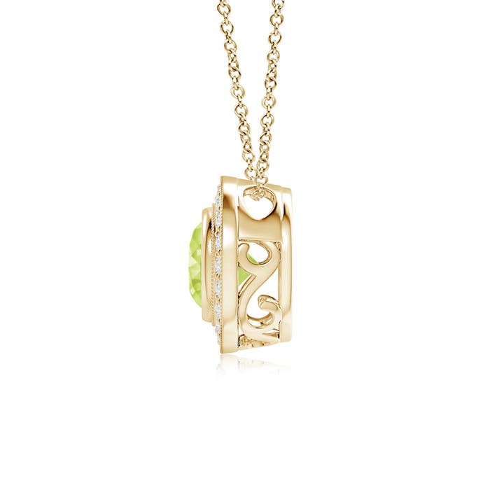 A - Peridot / 1.6 CT / 14 KT Yellow Gold