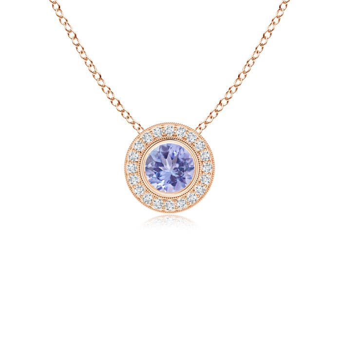 AA - Tanzanite / 0.62 CT / 14 KT Rose Gold