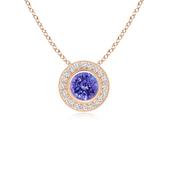 AA - Tanzanite / 1.06 CT / 14 KT Rose Gold