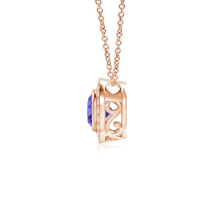 AA - Tanzanite / 1.06 CT / 14 KT Rose Gold