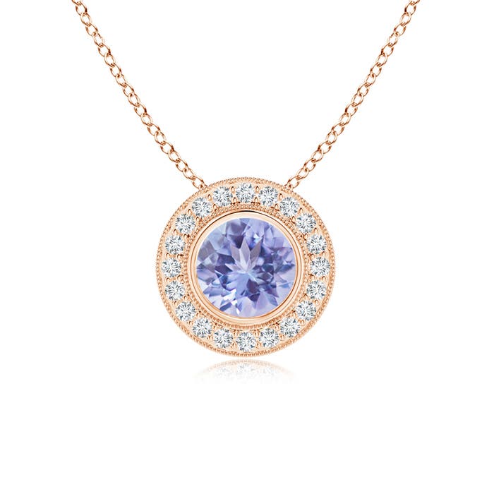 A - Tanzanite / 1.65 CT / 14 KT Rose Gold