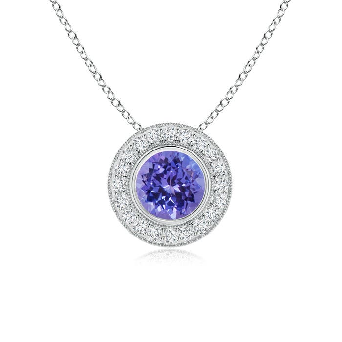 AA - Tanzanite / 1.65 CT / 14 KT White Gold