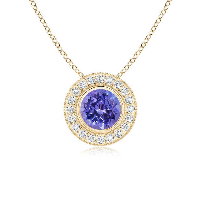 AA - Tanzanite / 1.65 CT / 14 KT Yellow Gold