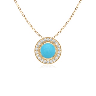 Round AA Turquoise