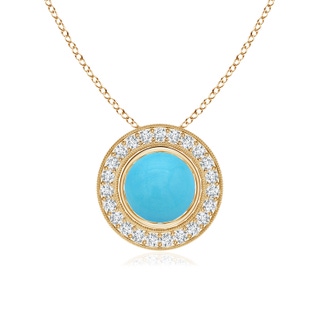 Round AA Turquoise