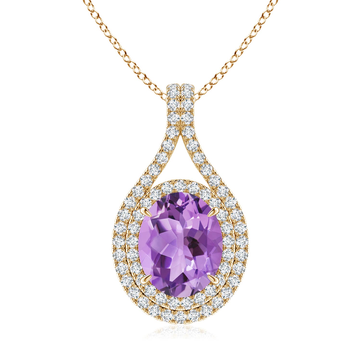 A - Amethyst / 2.75 CT / 14 KT Yellow Gold