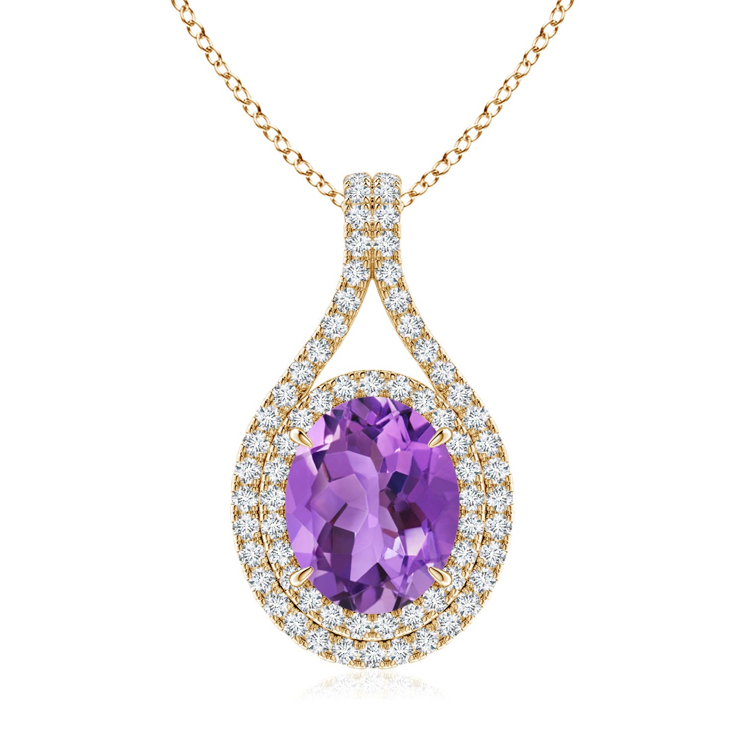 AA - Amethyst / 2.75 CT / 14 KT Yellow Gold