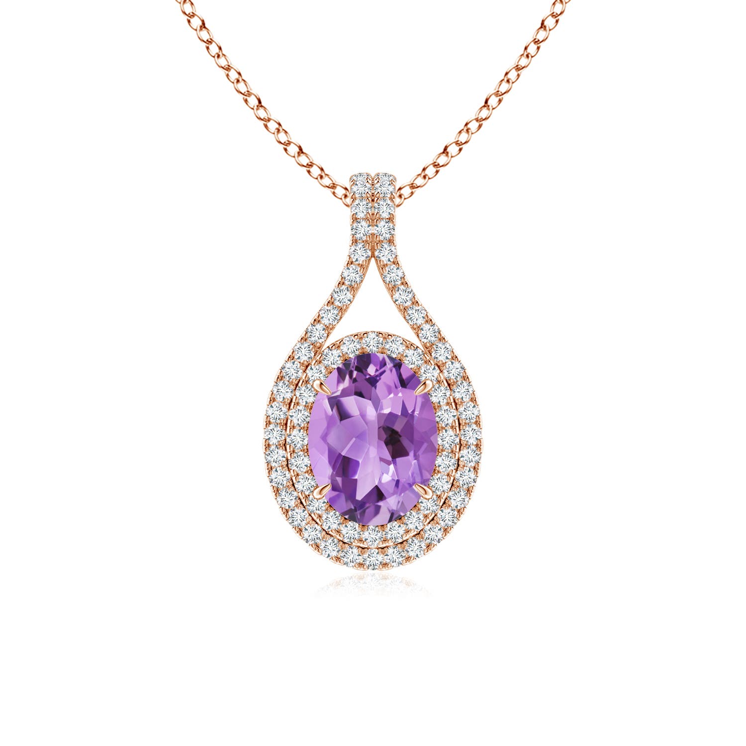 A - Amethyst / 1.45 CT / 14 KT Rose Gold