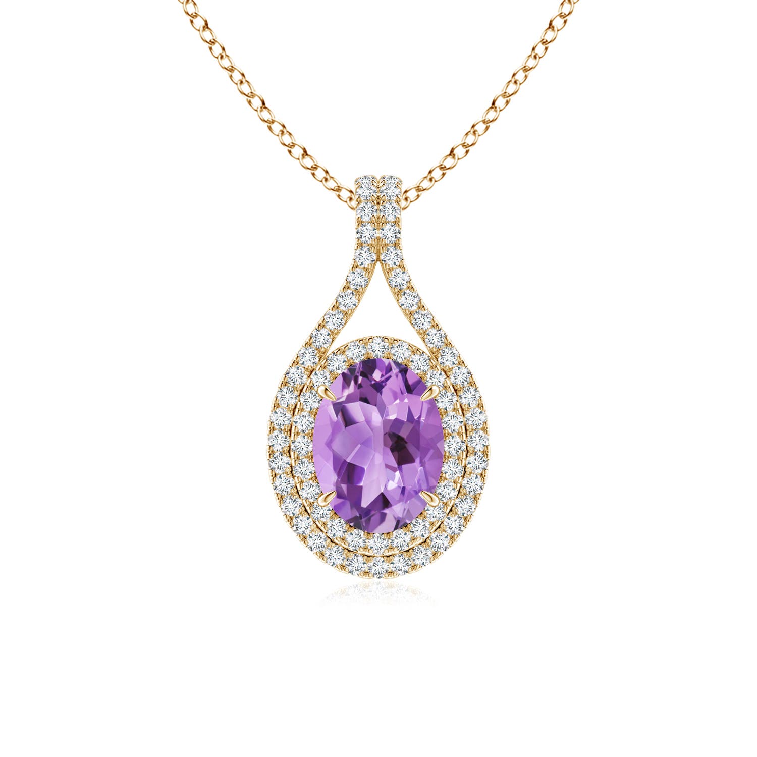 A - Amethyst / 1.45 CT / 14 KT Yellow Gold