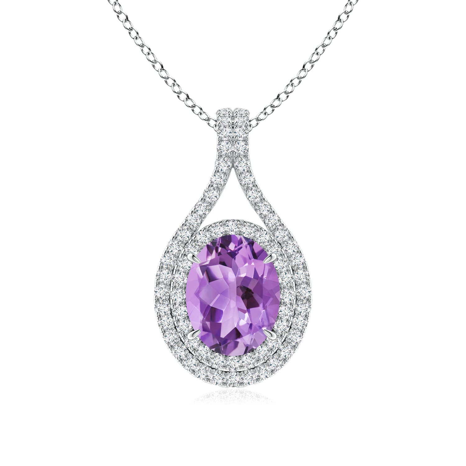 A - Amethyst / 1.95 CT / 14 KT White Gold