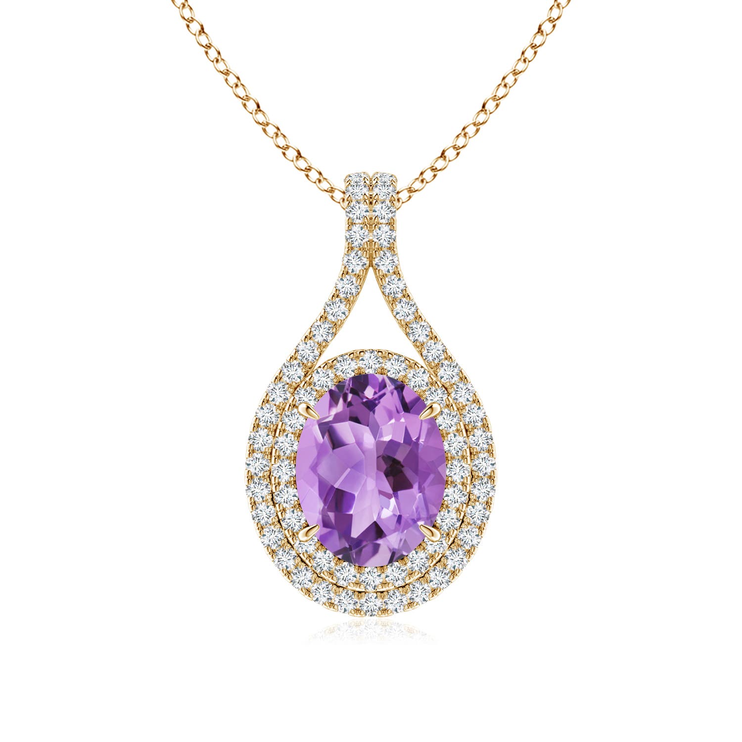 A - Amethyst / 1.95 CT / 14 KT Yellow Gold