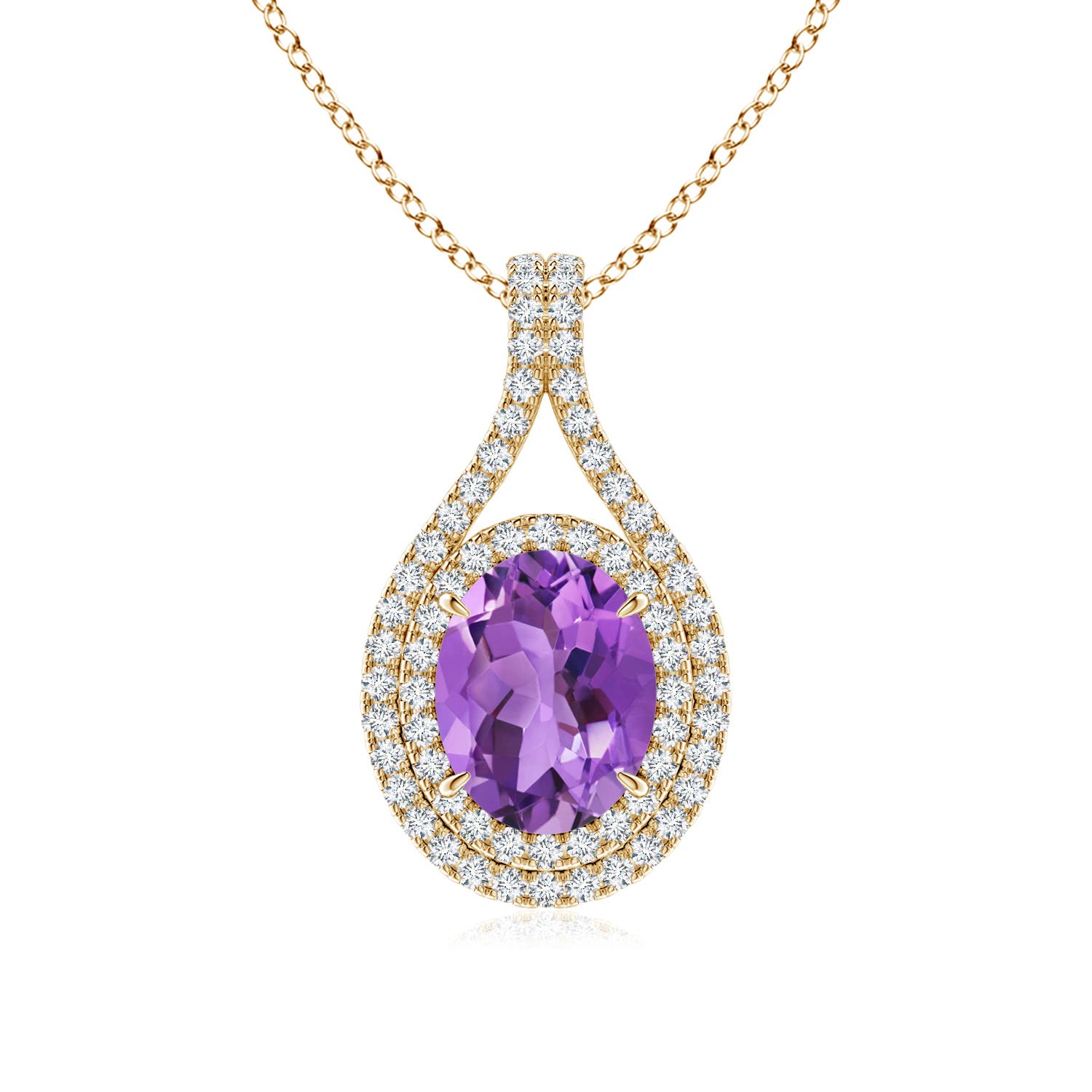 AA - Amethyst / 1.95 CT / 14 KT Yellow Gold