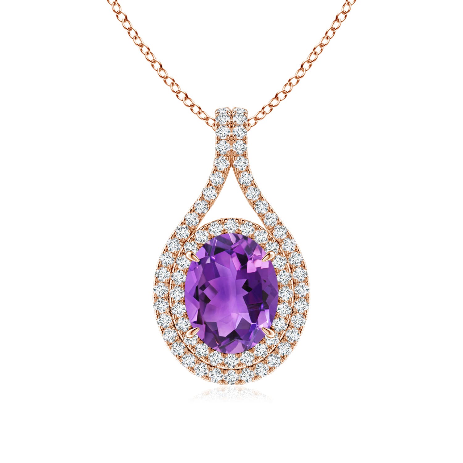 AAA - Amethyst / 1.95 CT / 14 KT Rose Gold