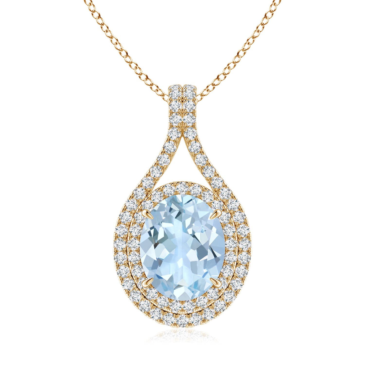 AA - Aquamarine / 2.67 CT / 14 KT Yellow Gold