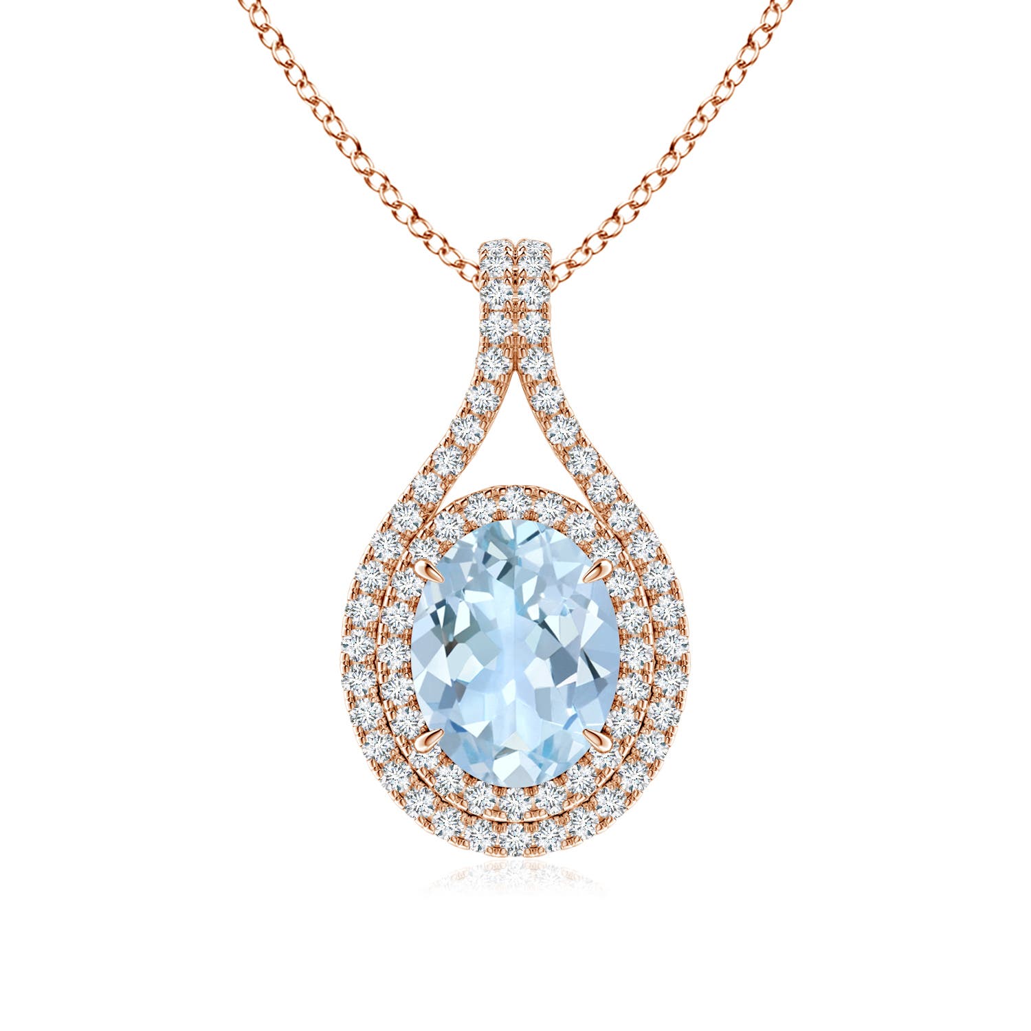 AA - Aquamarine / 1.85 CT / 14 KT Rose Gold