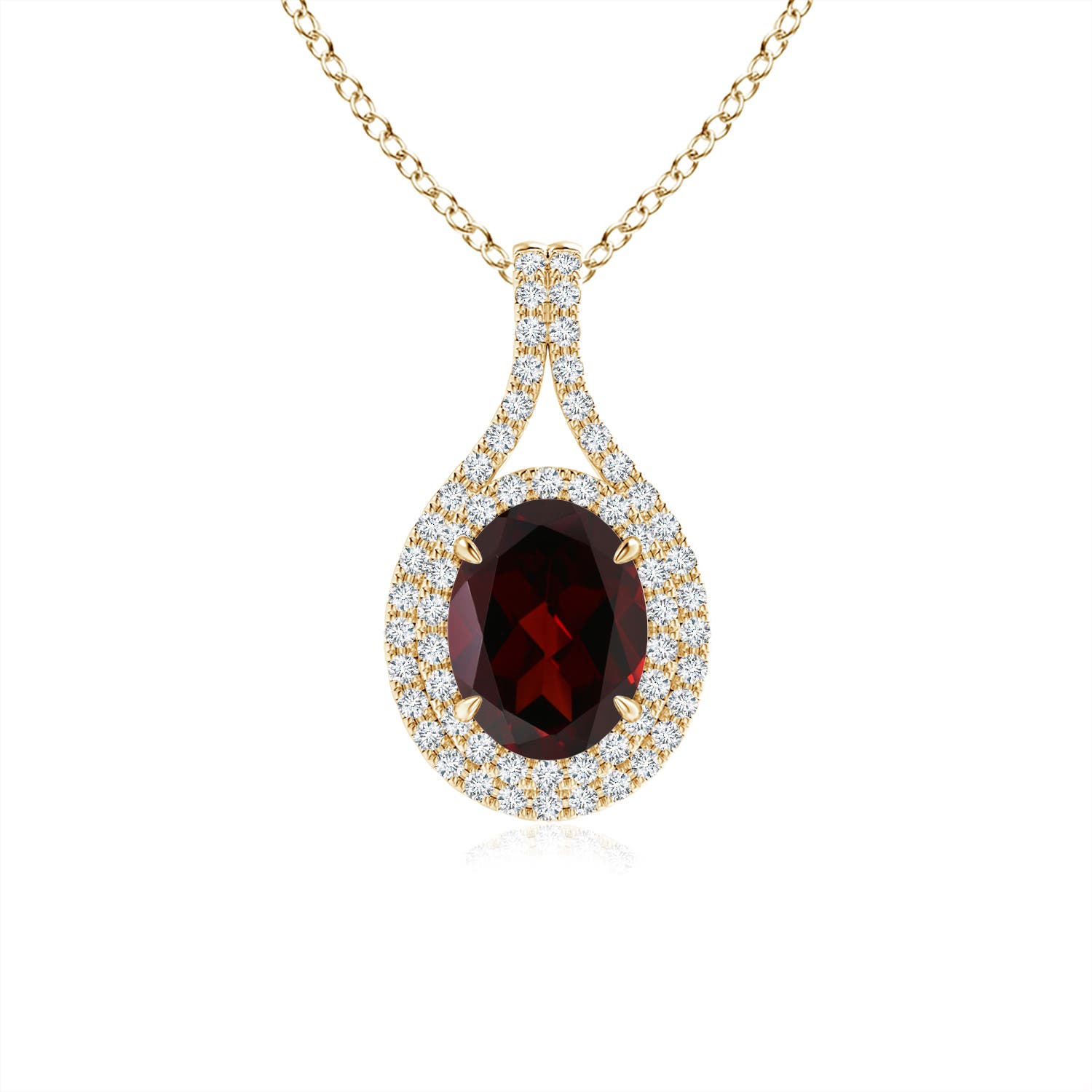 A - Garnet / 1.75 CT / 14 KT Yellow Gold