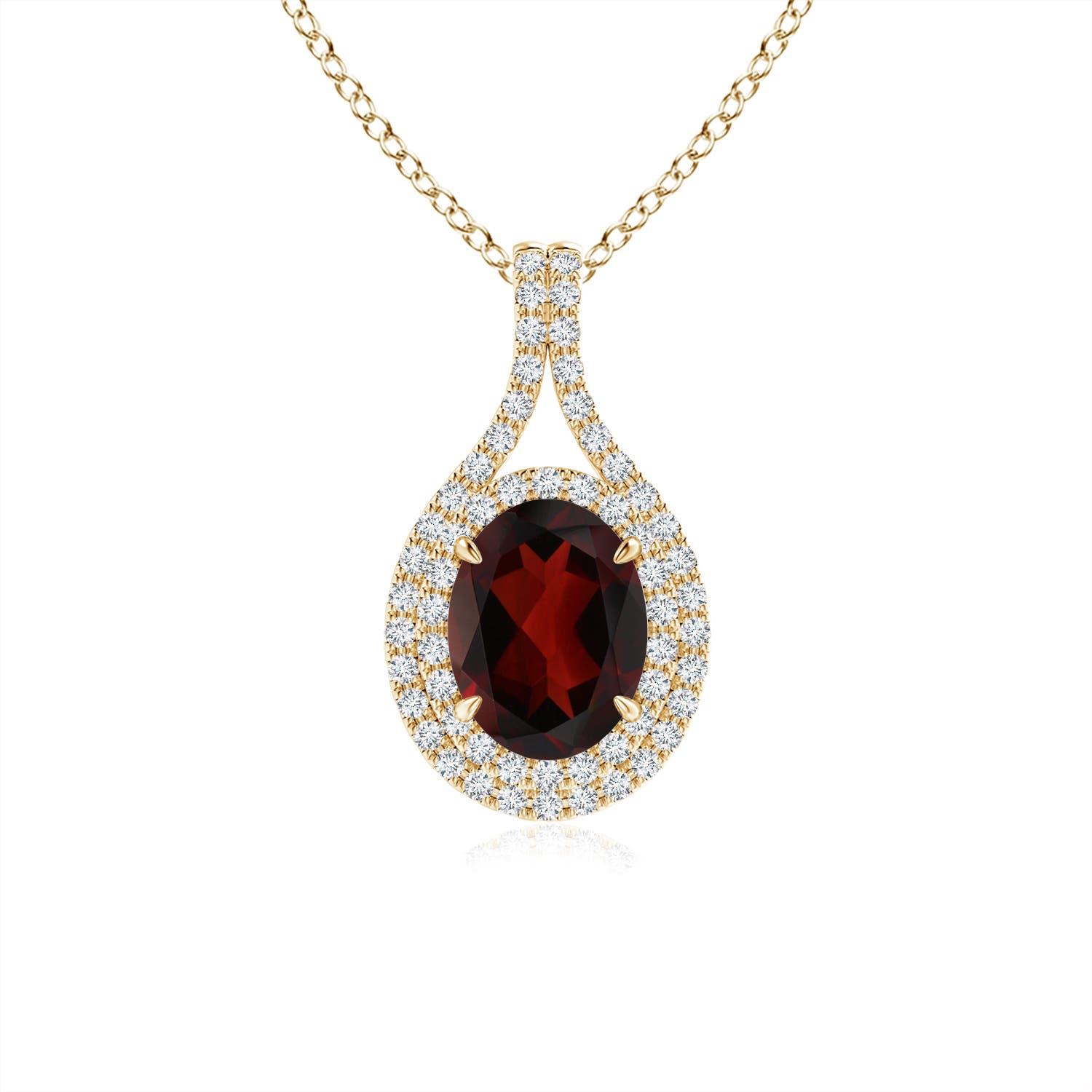 AA - Garnet / 1.75 CT / 14 KT Yellow Gold