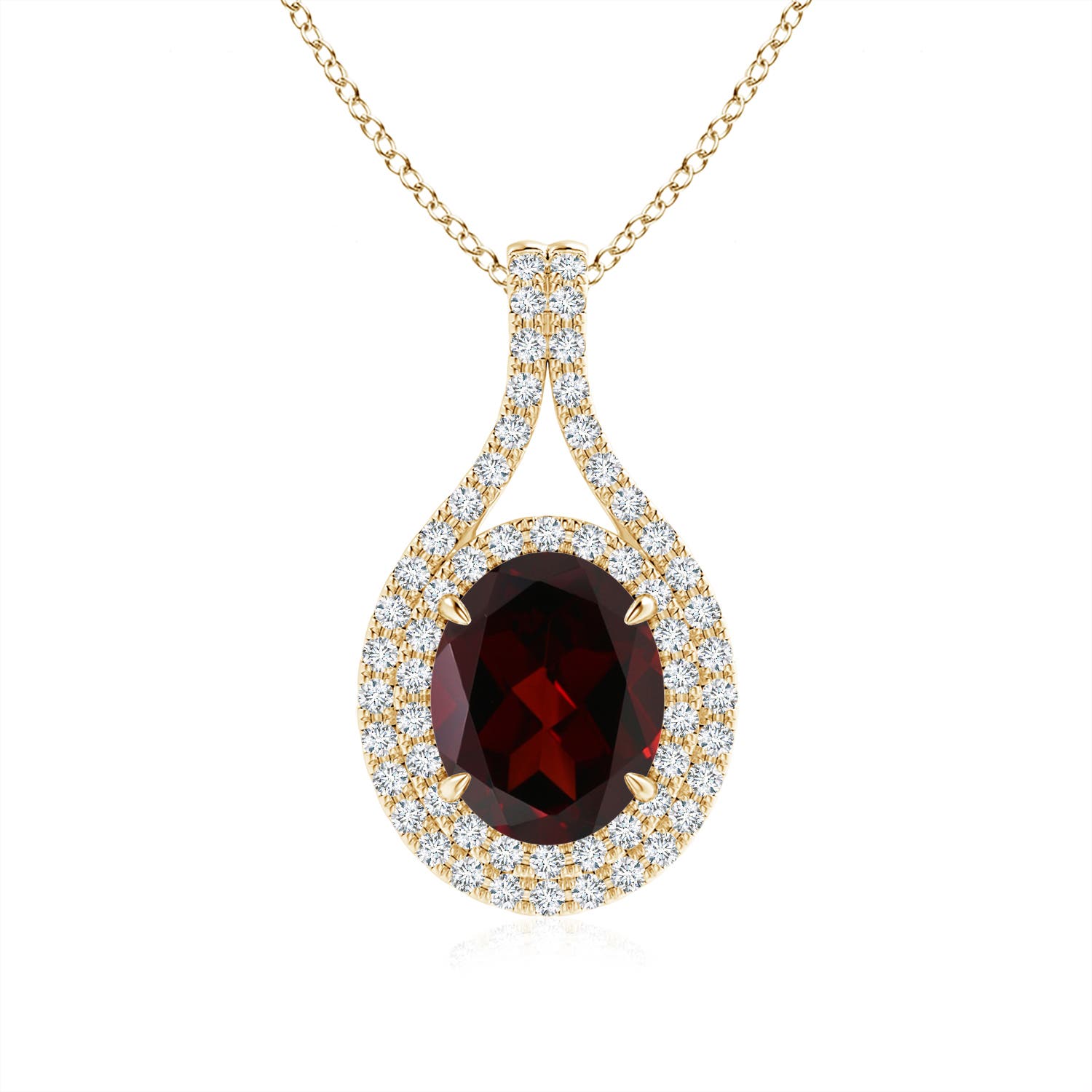 A - Garnet / 2.35 CT / 14 KT Yellow Gold