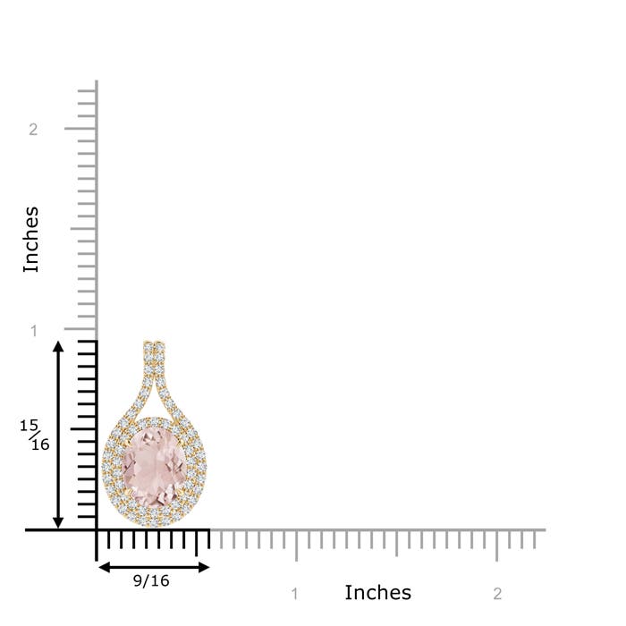 A - Morganite / 2.97 CT / 14 KT Yellow Gold