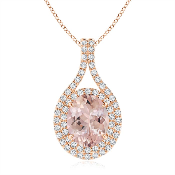 AA - Morganite / 2.97 CT / 14 KT Rose Gold