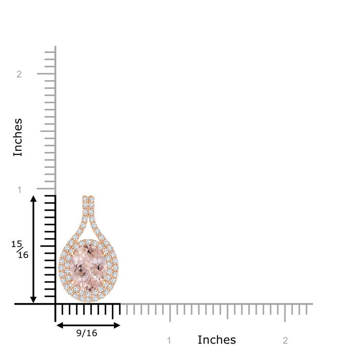 AA - Morganite / 2.97 CT / 14 KT Rose Gold