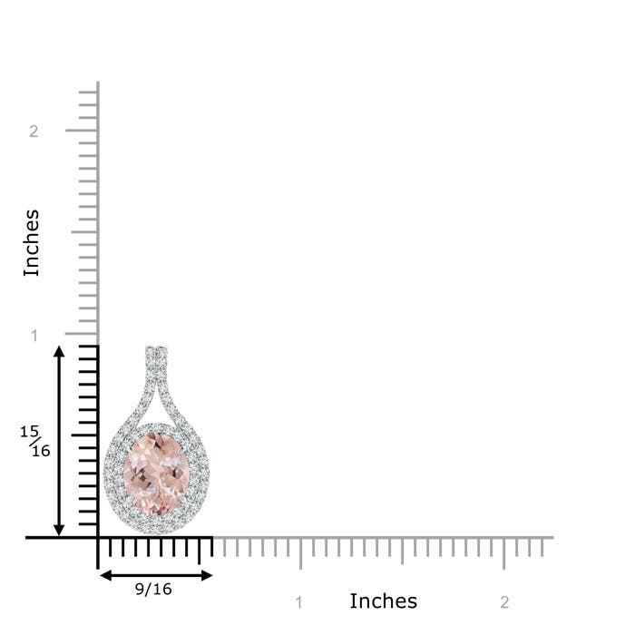 AA - Morganite / 2.97 CT / 14 KT White Gold