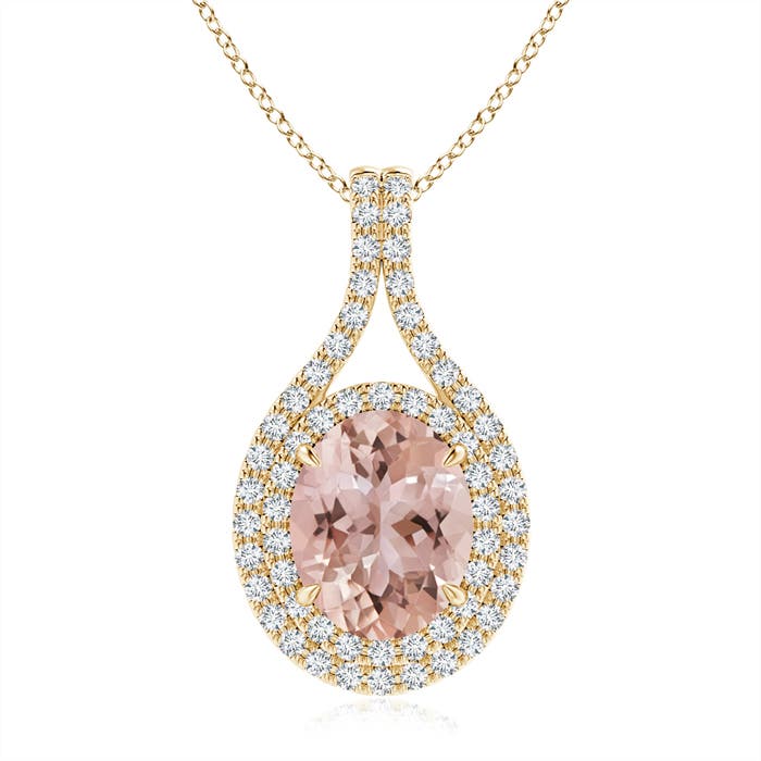 AAA - Morganite / 2.97 CT / 14 KT Yellow Gold