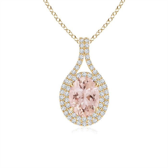 AAA - Morganite / 1.4 CT / 14 KT Yellow Gold