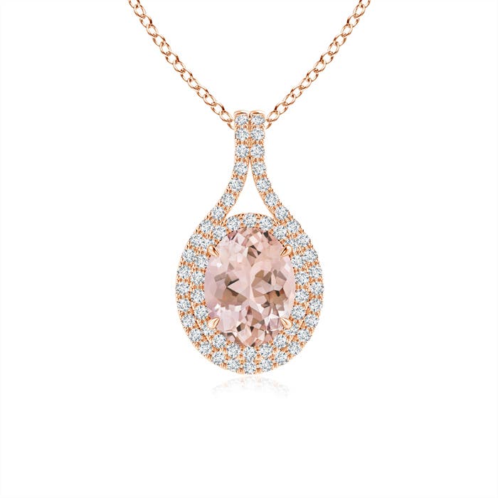 AAAA - Morganite / 1.4 CT / 14 KT Rose Gold