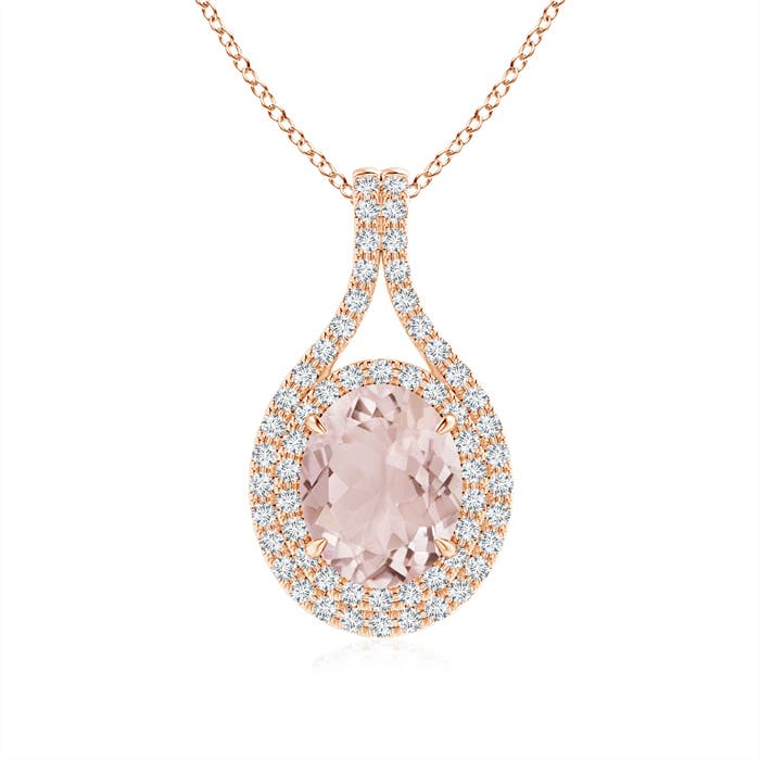 A - Morganite / 2 CT / 14 KT Rose Gold