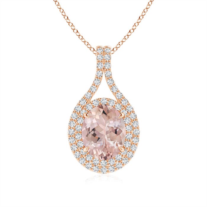 AA - Morganite / 2 CT / 14 KT Rose Gold