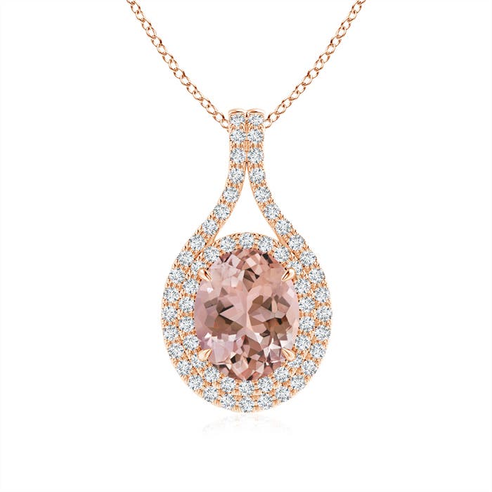 AAAA - Morganite / 2 CT / 14 KT Rose Gold