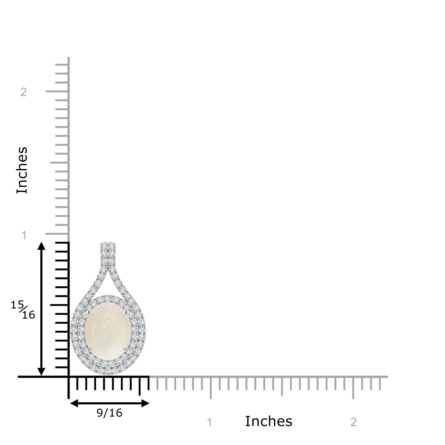 A - Opal / 1.92 CT / 14 KT White Gold