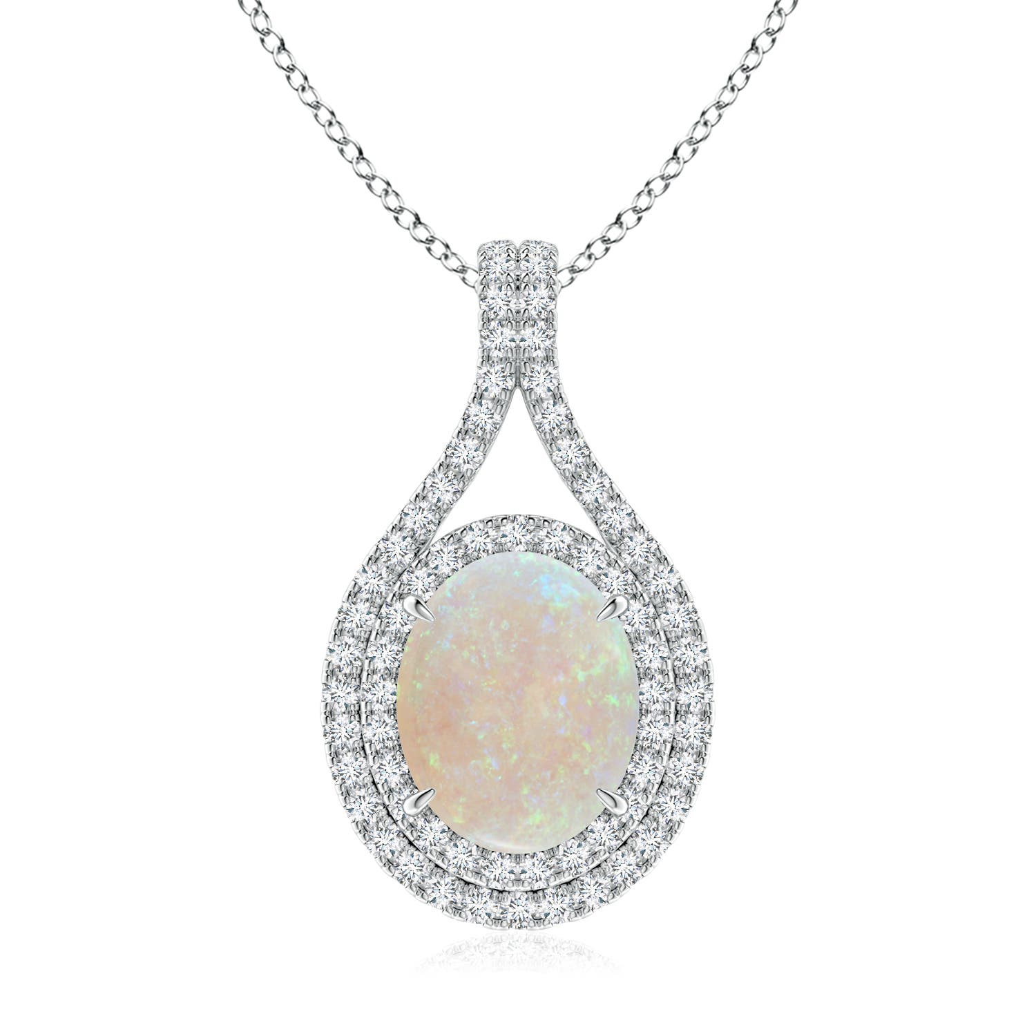 AA - Opal / 1.92 CT / 14 KT White Gold