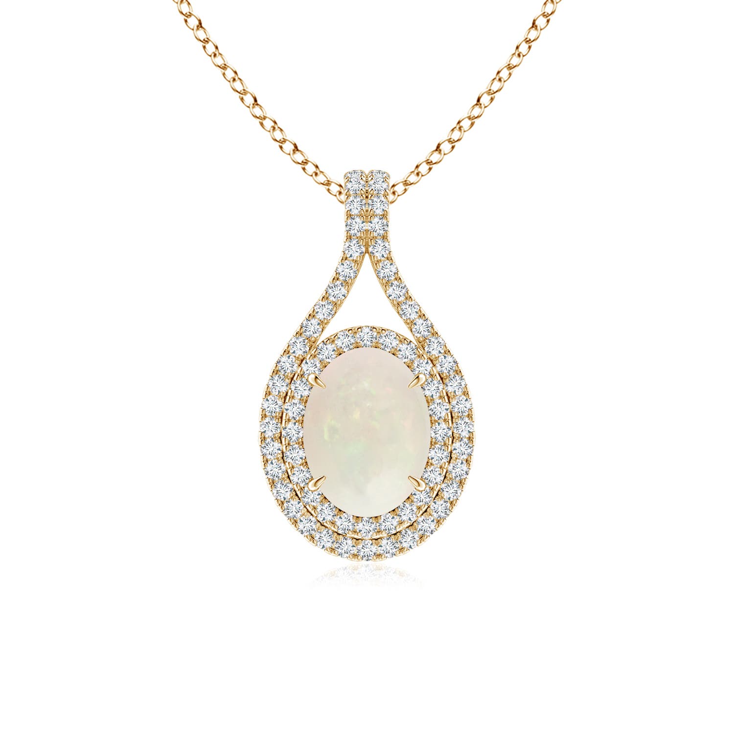 A - Opal / 1.1 CT / 14 KT Yellow Gold