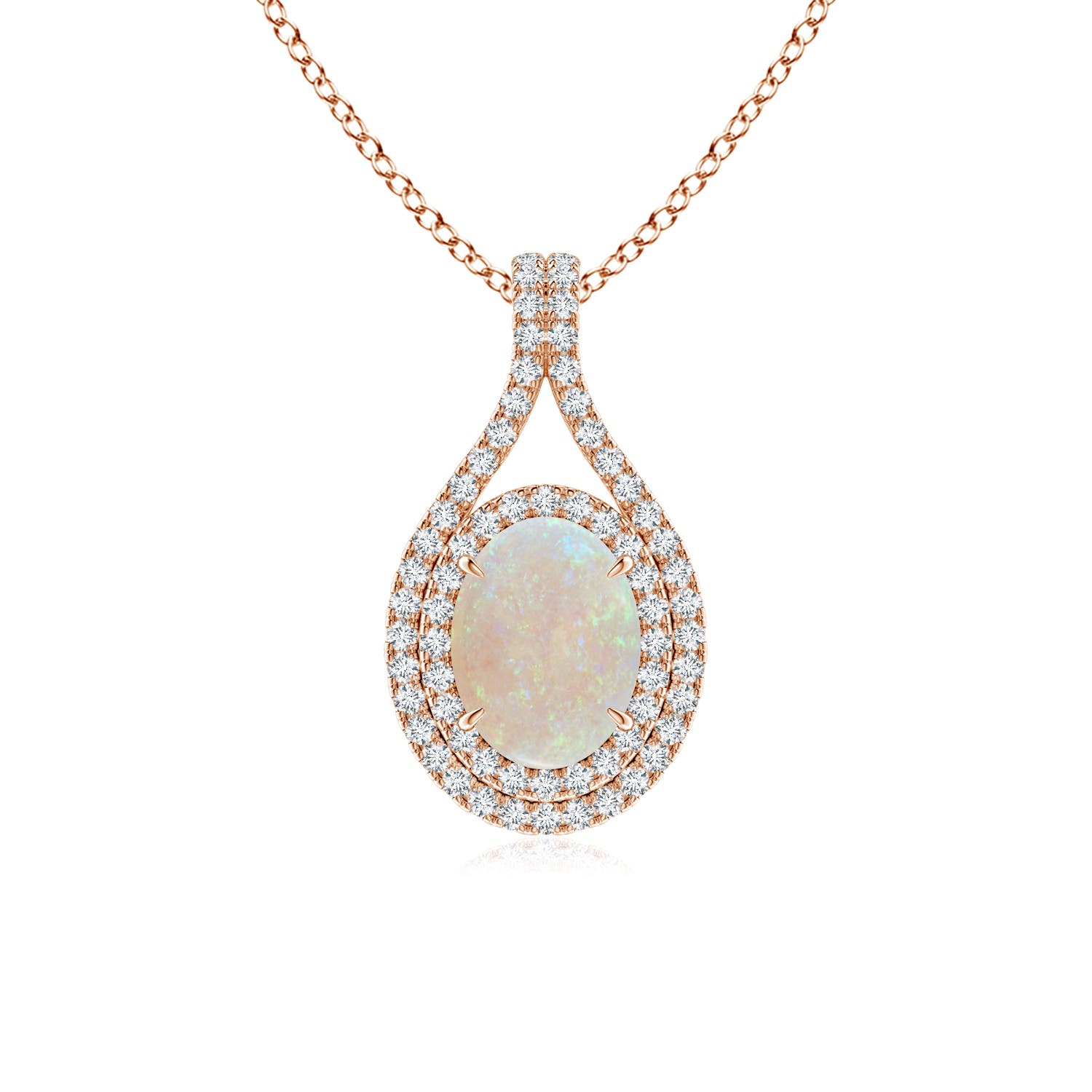 AA - Opal / 1.1 CT / 14 KT Rose Gold