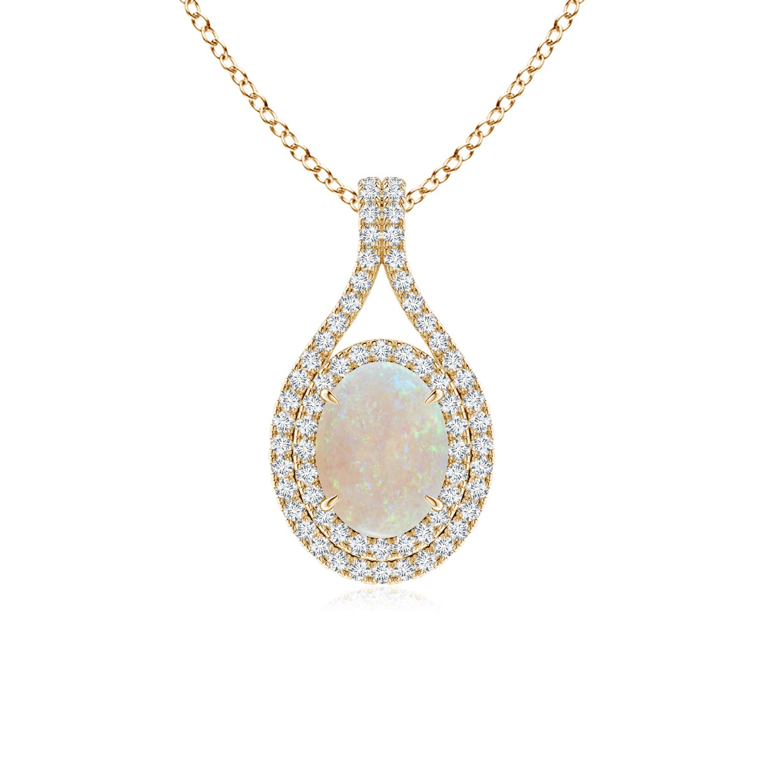 AA - Opal / 1.1 CT / 14 KT Yellow Gold